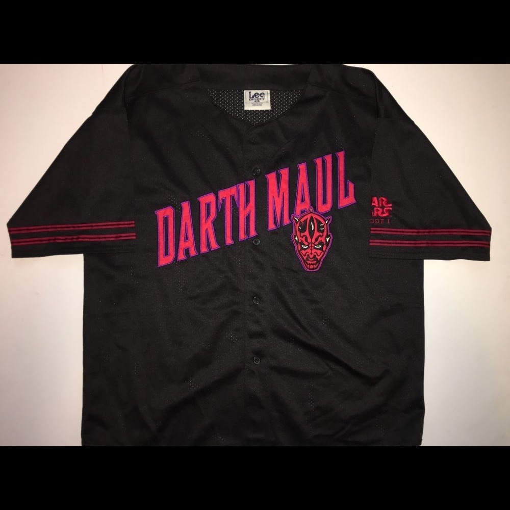 Star Wars Darth Maul baseball jersey